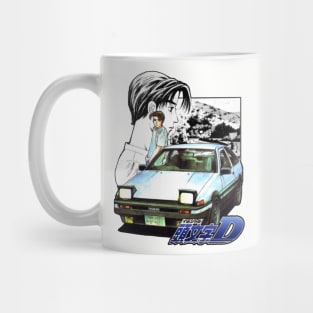 Initial D Takumi Fujiwara Vintage Mug